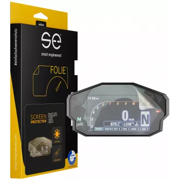 smart.engineered SE-DCP-2-0102-0029-1-M Película protectora de pantalla para Ducati Panigale 899/959/1199/1299 - Transparente