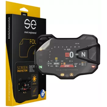 smart.engineered SE-DCP-2-0102-0030-1-M Película protectora de pantalla para cockpit de Ducati Multistrada 950/1200/1260 2015+ y Multistrada V2(s) 2020+ - Transparente