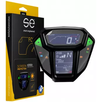 smart.engineered SE-DCP-2-0102-0045-1-M Película protectora de pantalla para Honda CRF1000L Africa Twin (2015-2017) - Transparente - pack de 2