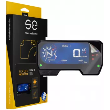 smart.engineered SE-DCP-2-0102-0048-1-M Película protectora de pantalla para Honda CBR650R, CB650R, CBR500R, CB500F/X (2019+) - Transparente