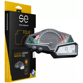 smart.engineered SE-DCP-2-0102-0065-1-M Protección de pantalla para Kawasaki Z300 / Z250 / Ninja250 / Ninja300 (2013-2017) - Transparente