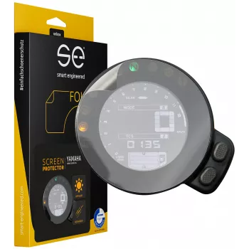 smart.engineered SE-DCP-2-0102-0072-1-M Película protectora de pantalla para cockpit de Yamaha XSR900 / XSR700 2015+ - Transparente - 2 uds.