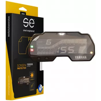smart.engineered SE-DCP-2-0102-0075-1-M Película protectora de pantalla para pantallas monocromas de moto - Transparente - pack de 2