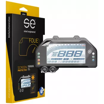 smart.engineered SE-DCP-2-0102-0076-1-M Película protectora de pantalla para Yamaha R3 (2019+), R25 (2019+), MT-03 (2020+) - Transparente
