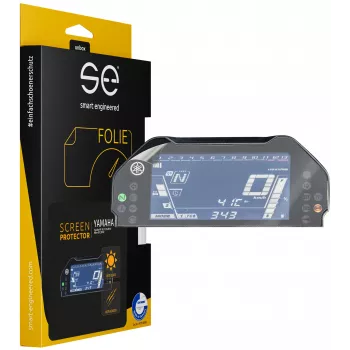 smart.engineered SE-DCP-2-0102-0078-1-M Película protectora de pantalla para cuadro de instrumentos de moto - Transparente - pack de 2