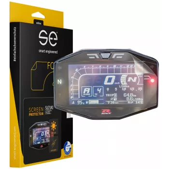 smart.engineered SE-DCP-2-0102-0094-1-M Protección de pantalla para Suzuki GSX-R1000 (R) 2017+ / Katana 2019+ / GSX-S1000 2021+ - Transparente