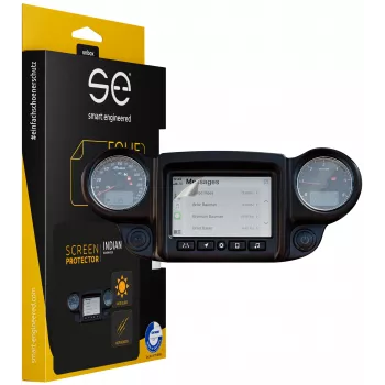 smart.engineered SE-DCP-2-0102-0095-1-M Película protectora de pantalla para pantalla de moto Indian Roadmaster - Transparente