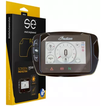 smart.engineered SE-DCP-2-0102-0096-1-M Película protectora de pantalla para Indian FTR1200S - Transparente