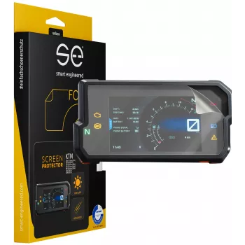 smart.engineered SE-DCP-2-0102-0107-1-M Película protectora de pantalla para motos KTM - Transparente