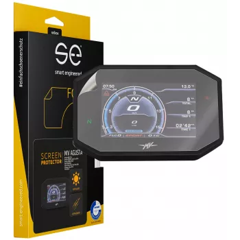 smart.engineered SE-DCP-2-0102-0110-1-M Película protectora de pantalla para moto - Transparente - pack de 2