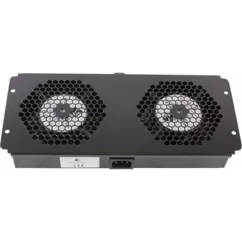 Rockstable elemento de refrigeración para rack 19 - ventilador de refrigeración - ventilador integrado - acero - negro - 1 unidad - 1,56 kg (RS19-FT66)