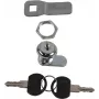 Rockstable cerradura para puertas laterales y traseras - Cerradura de puerta - Plateado (RS19-SLOT-C)