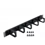 Rockstable panel de gestión de cables de 1U 19