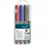 PICA-MARKER Rotulador permanente Pica 1,0mm surtido con rotulador Instant-White