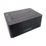 LC-Power LC-DOCK-C-V2 estación de acoplamiento USB-C con HDMI, DisplayPort, VGA, 3x USB-A, datos USB-C, USB-C PD 100W, Gigabit Ethernet, lector de tarjetas SD/microSD, audio de 3,5mm, gris