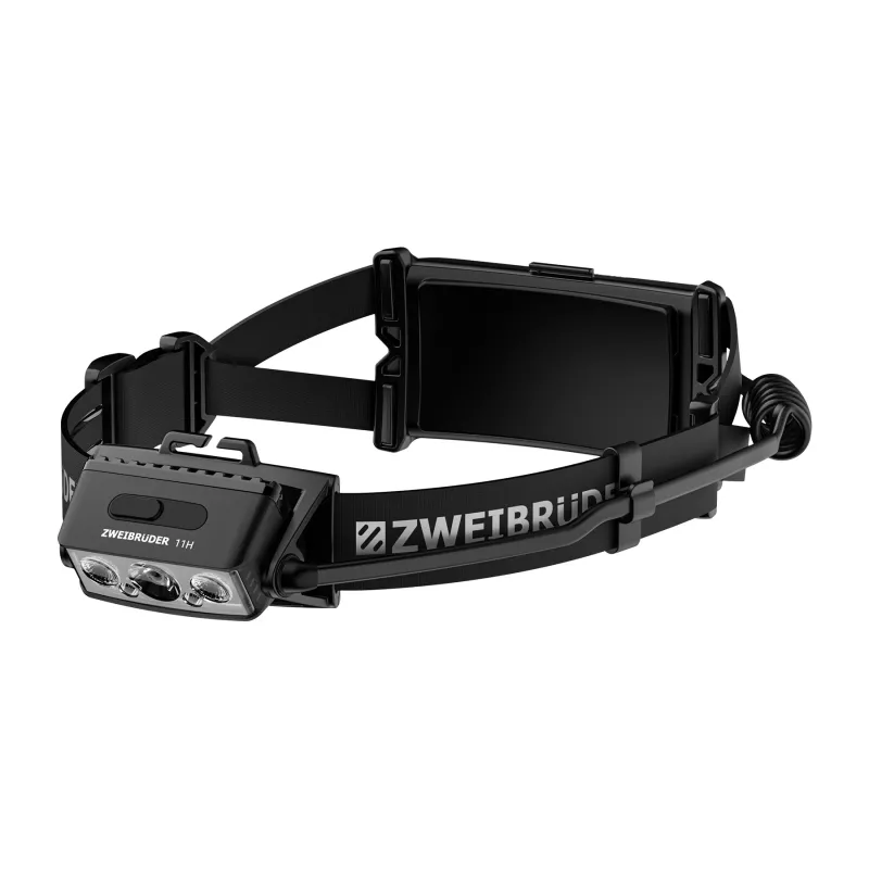 Zweibrüder ZB11H Linterna frontal LED recargable 2500 lúmenes USB-C