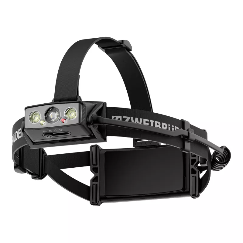 Zweibrüder ZB11H Linterna frontal LED recargable 2500 lúmenes USB-C