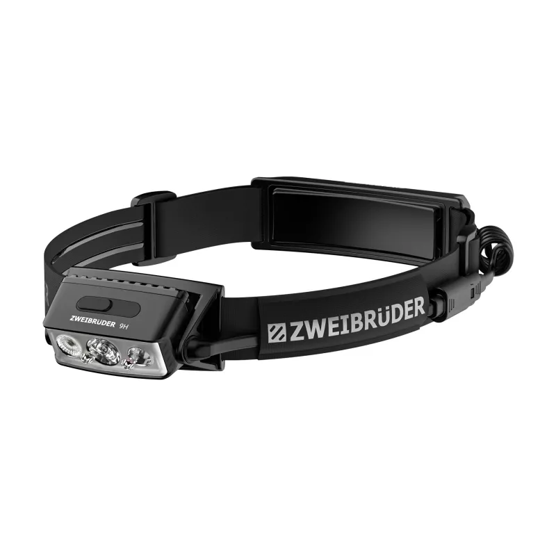 Zweibrüder ZB9H Linterna frontal LED recargable 2000 lúmenes USB-C