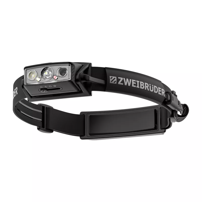 Zweibrüder ZB9H Linterna frontal LED recargable 2000 lúmenes USB-C