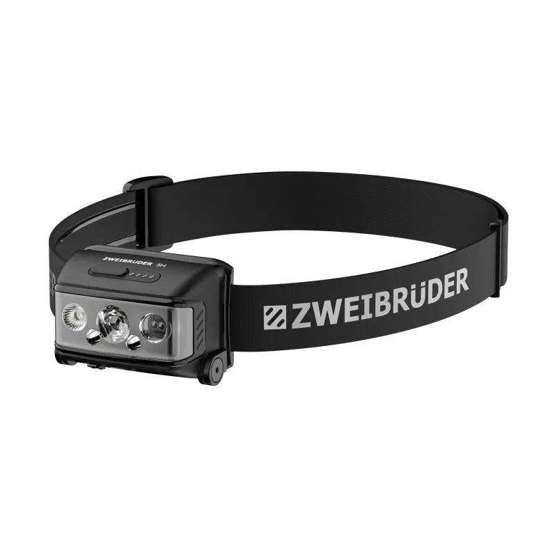 Zweibrüder ZB5H Linterna frontal LED recargable 1000 lúmenes USB-C