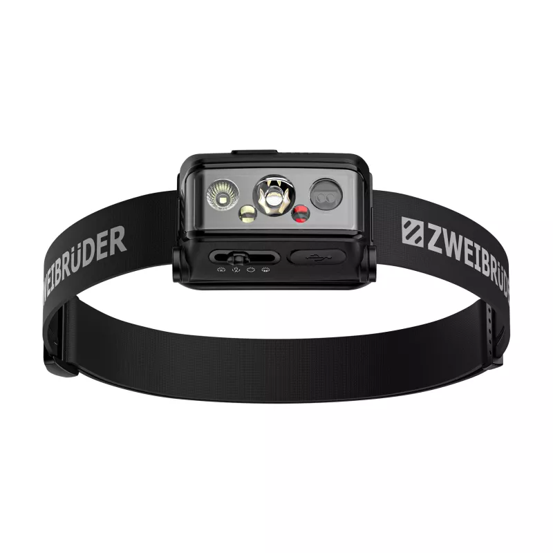 Zweibrüder ZB5H Linterna frontal LED recargable 1000 lúmenes USB-C