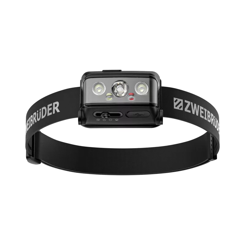 Zweibrüder ZB3H Linterna frontal LED recargable 600 lúmenes USB-C