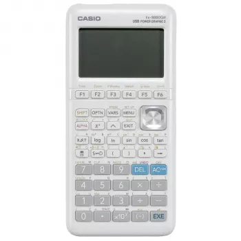 Casio FX-9860GIII-W-ET calculadora gráfica, Natural V.P.A.M., 552 funciones, solar y pila, negro