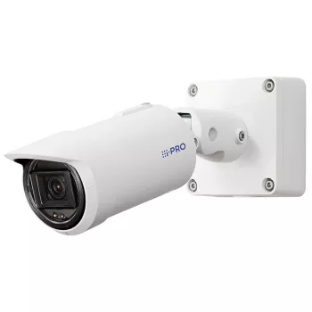 i-PRO WV-S15500-V3LN Cámara de red, 5MP, objetivo varifocal motorizado, H.265, PoE, IP66, IK10, blanco