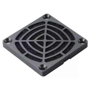 Akasa GRM60-30 Kit de filtro para ventilador de 60mm - Malla de nailon negra, lavable, con rejilla protectora para ventilador