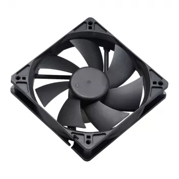 Akasa Ventilador negro de 12cm - 17,5 dB - Negro