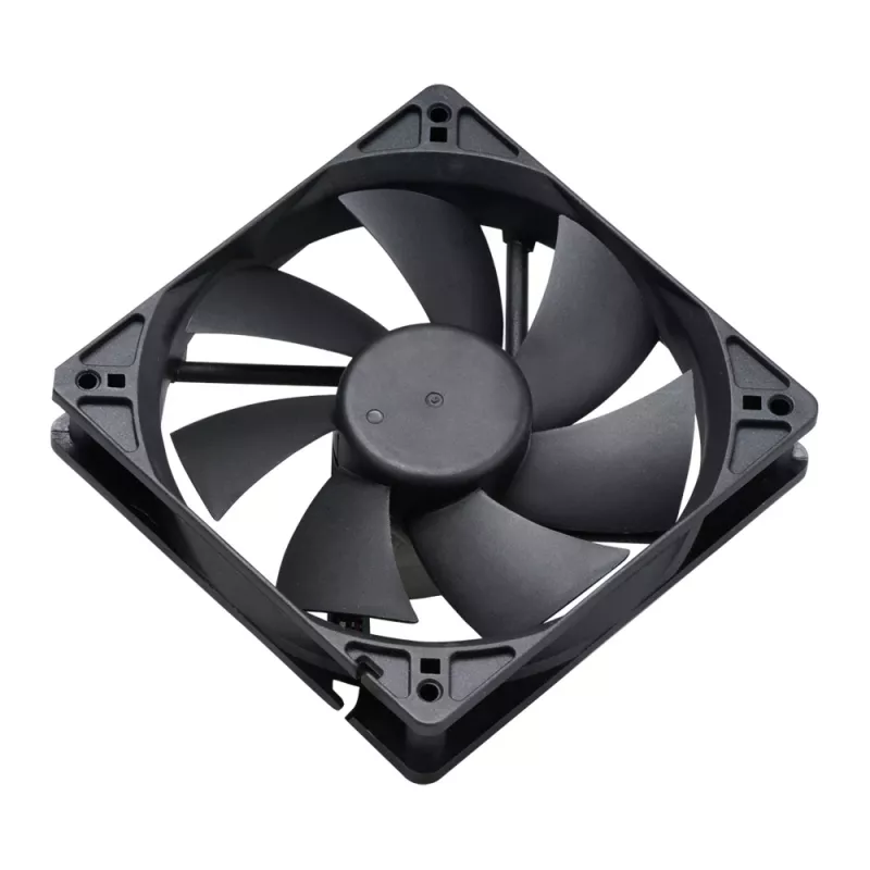 Akasa Ventilador negro de 12cm - 17,5 dB - Negro
