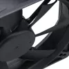 Akasa Ventilador negro de 12cm - 17,5 dB - Negro