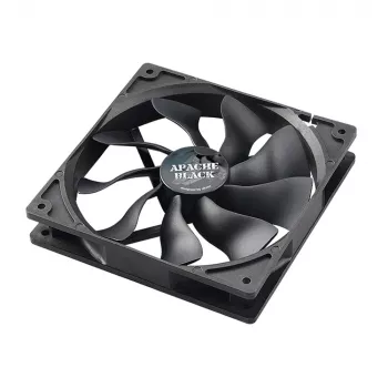 Akasa Apache AK-FN058 ventilador de carcasa PWM de 120 mm, negro