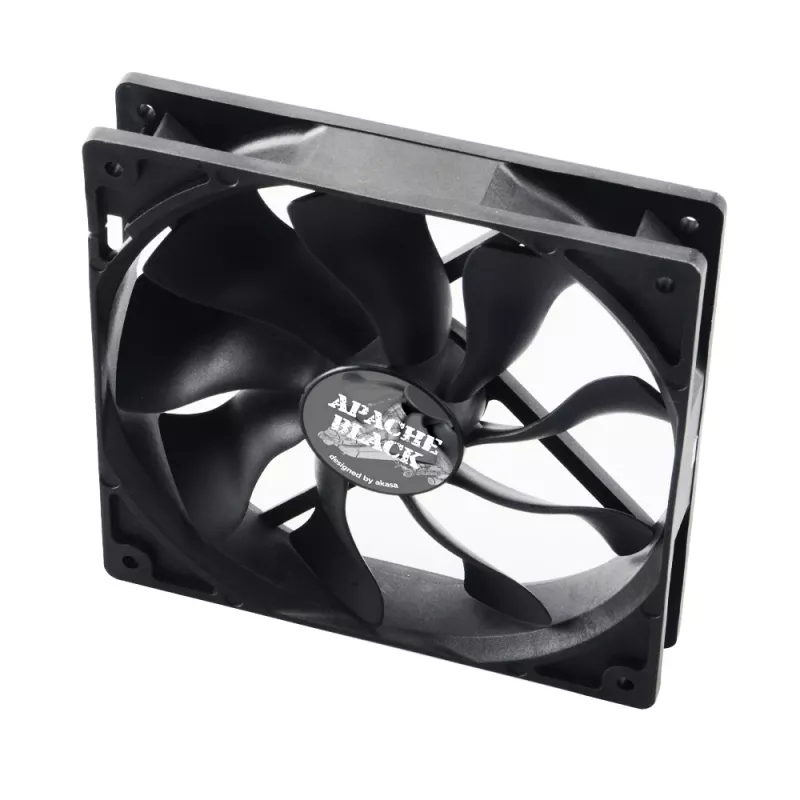 Akasa Apache AK-FN058 ventilador de carcasa PWM de 120 mm, negro