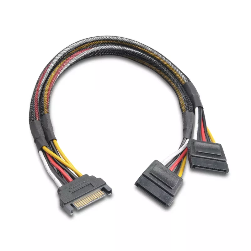 Akasa AK-CBPW05-30 cable divisor de alimentación SATA 30 cm negro
