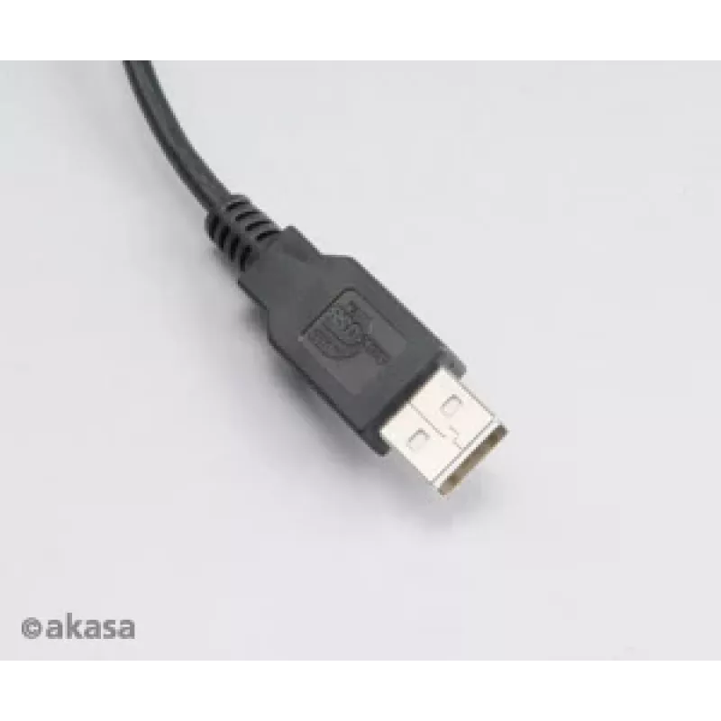 Akasa AK-CBUB05-10BK cable USB 2.0 - USB-A a Micro-USB-B - 1 m - negro