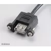 Akasa AK-CBUB06-60BK cable USB 2.0 de interno a externo, 60 cm, negro
