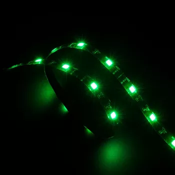 Akasa Vegas AK-LD02-05GN Tira LED verde para caja de PC - 50cm, 30 LEDs, SMD 5050, 12V DC, Molex