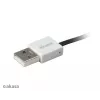 Akasa PROSLIM cable USB 2.0 rosa superslim sincronización y carga A - Micro B - 1 m