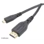 Akasa cable HDMI High Speed con Ethernet de 1,5 m - HDMI Type-A a Micro HDMI - 4K - negro