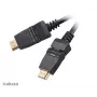 Akasa cable HDMI de 2 m - High Speed con Ethernet, 4K a 30 Hz, bañado en oro, negro