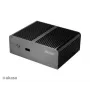Akasa Newton T caja de Mini PC sin ventilador para Intel NUC (UCFF/Thin Mini-ITX) - sin fuente de alimentación - negra