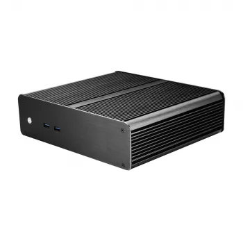 Akasa Euler T caja de PC Mini Tower negra Mini-ITX aluminio 2,5 pulgadas