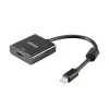 Akasa adaptador de vídeo Mini DisplayPort macho a HDMI hembra - 4K a 30 Hz, negro