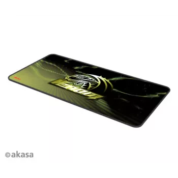 Akasa AK-MPD-03YL Alfombrilla de ratón gaming de goma Pattern - amarillo/negro, 320x270x3 mm
