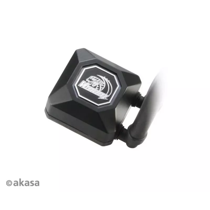 Akasa Venom A20 All-in-One Liquid Cooler 240 mm con 2 ventiladores de 120 mm y LED blanco