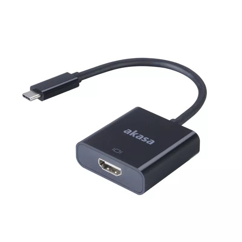 Akasa Adaptador de vídeo externo - USB-C a HDMI - 4K@60Hz - negro