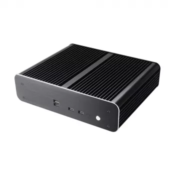 Akasa Euler TX Caja Thin Mini-ITX sin ventilador - aluminio - negra