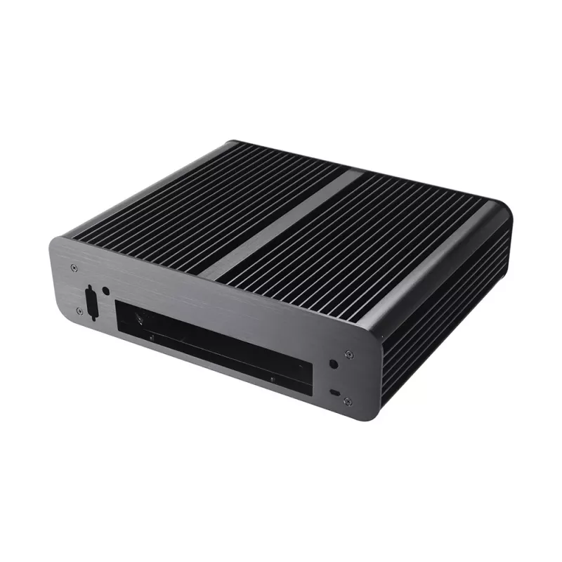 Akasa Euler TX Caja Thin Mini-ITX sin ventilador - aluminio - negra