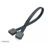 Akasa AK-CBLD01-20BK Cable de extensión LED RGB Flexa 0,2 m negro